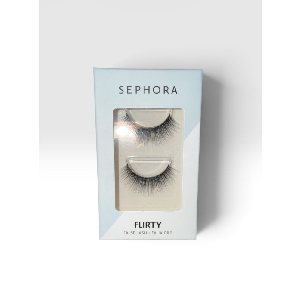 Sephora Flirty Strip False Eyelashes Black Full Volume Reusable Long. NIB